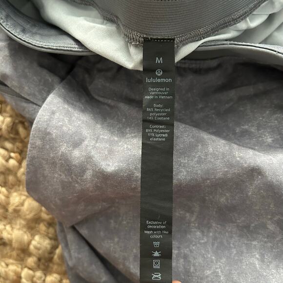Lululemon T.H.E. Short 7" Linerless – Men’s M – Gravel Dust Asphalt Grey Multi - Picture 8 of 10